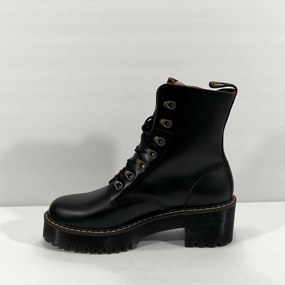 New Dr Martens Leona vintage smooth leather boots - Picture 6 of 14